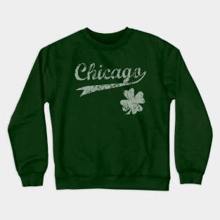 Retro Chicago Irish St Patricks Day Crewneck Sweatshirt